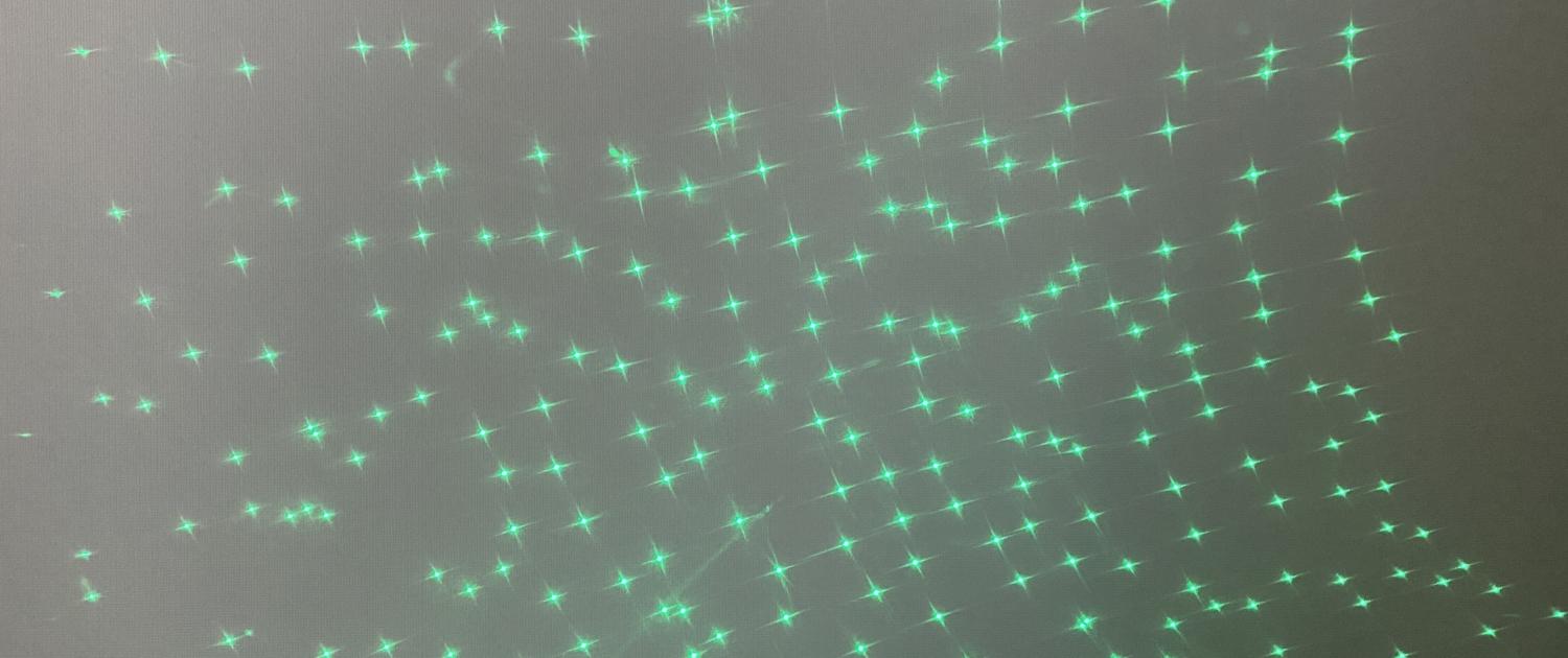 Laserstrahlen grün
